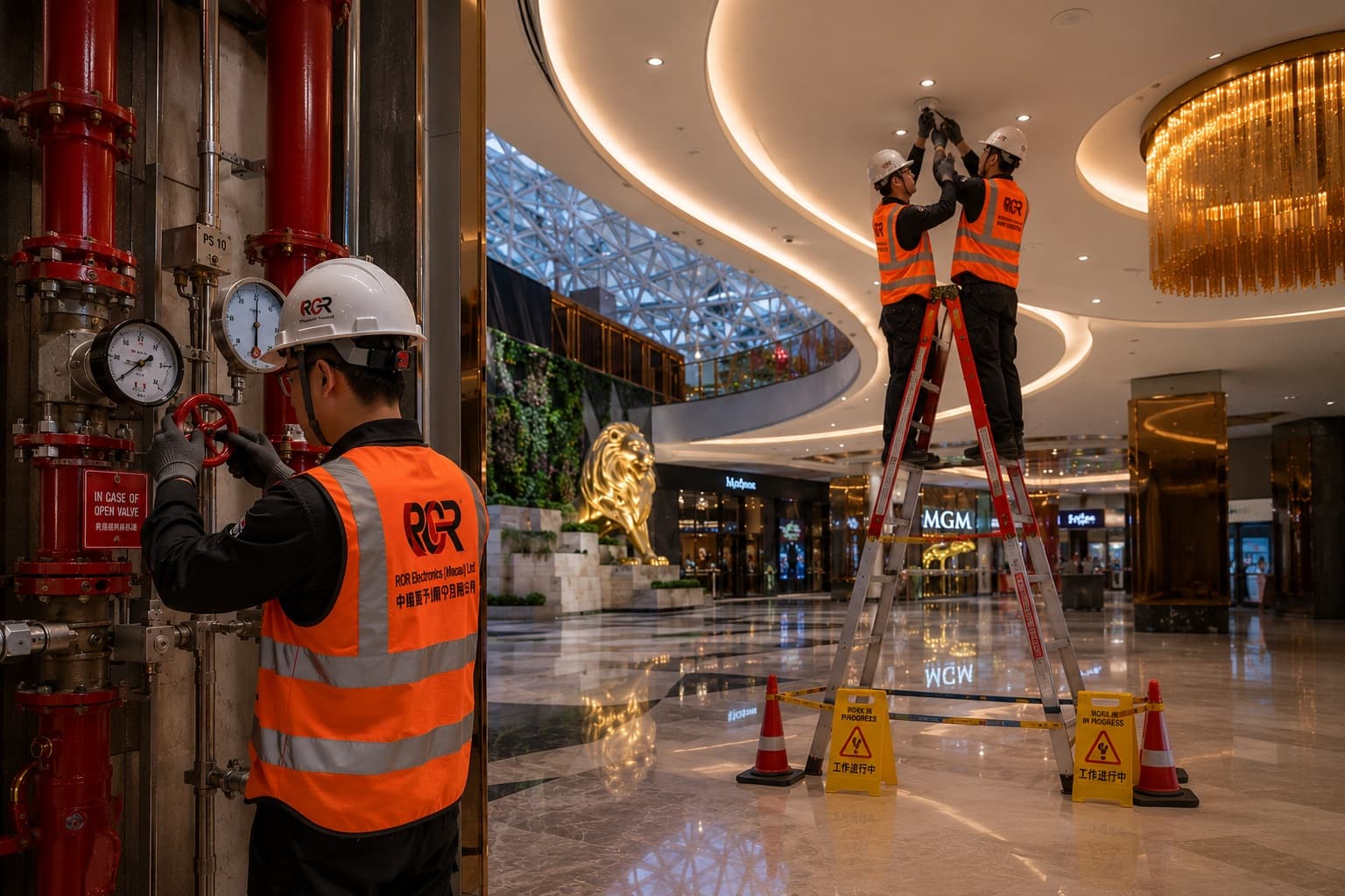 MGM Cotai - Dry Fire System